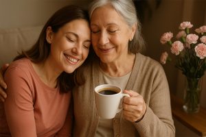 café para o Dia das Mães
