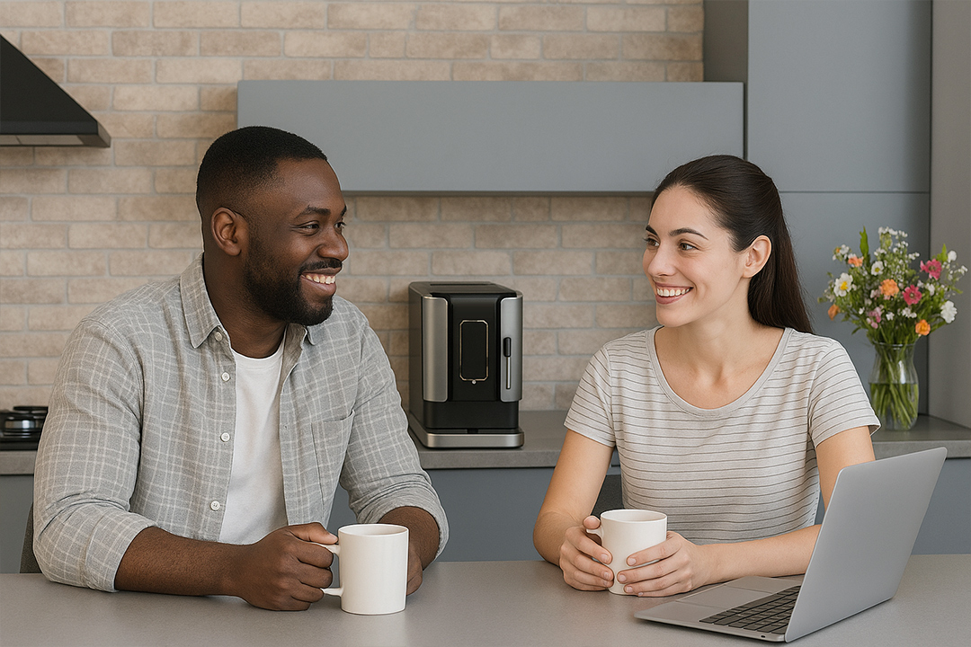 máquina de café em casa