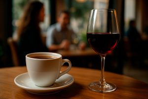 café e vinho