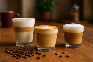 diferenças entre cappuccino, latte e macchiato